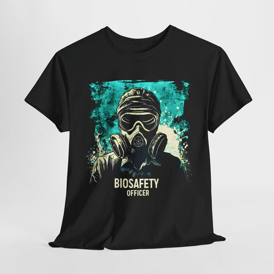"PPE and Biosafety Officer T-Shirt | Safety First Tee | Lab & Workplace Safety Apparel"