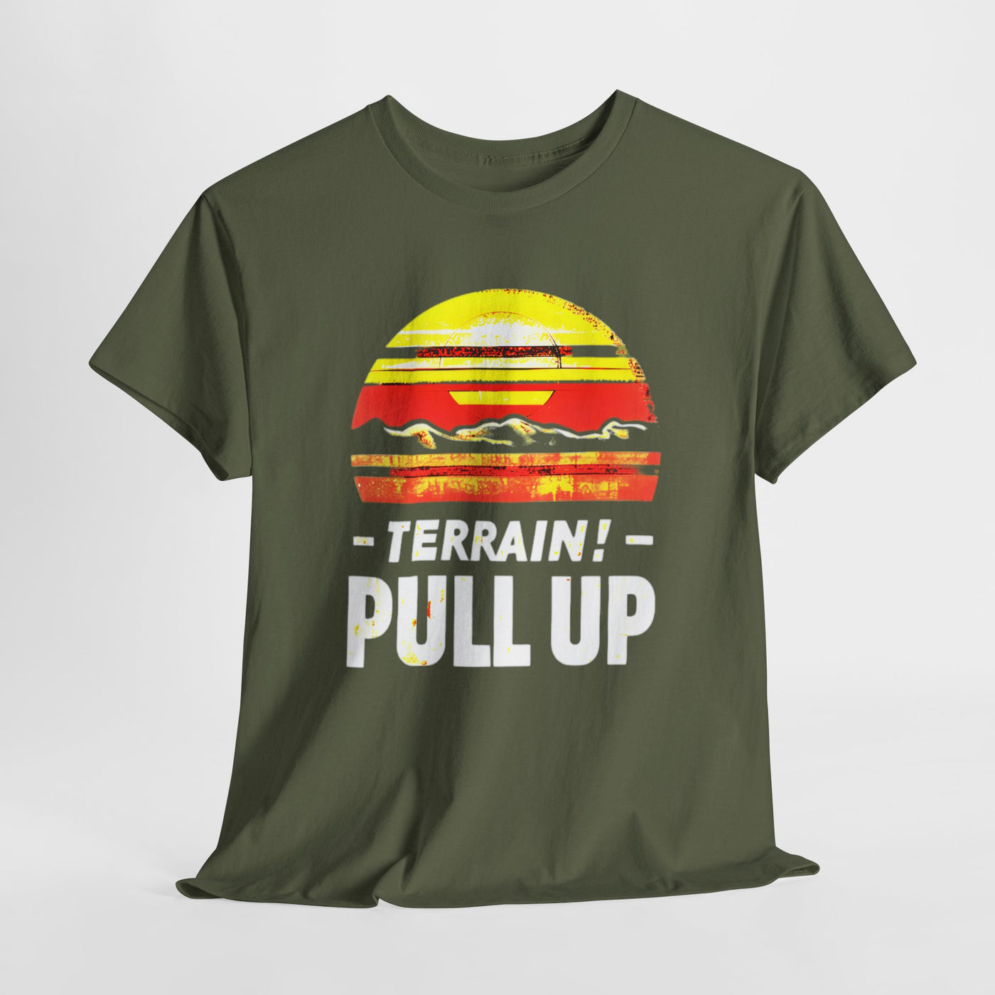 "Terrain! Pull Up Emergency Aviation Callout" Graphic T-shirt