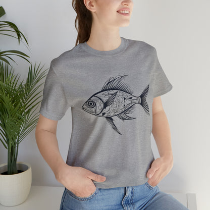 Fishy design collection: Line art fish design