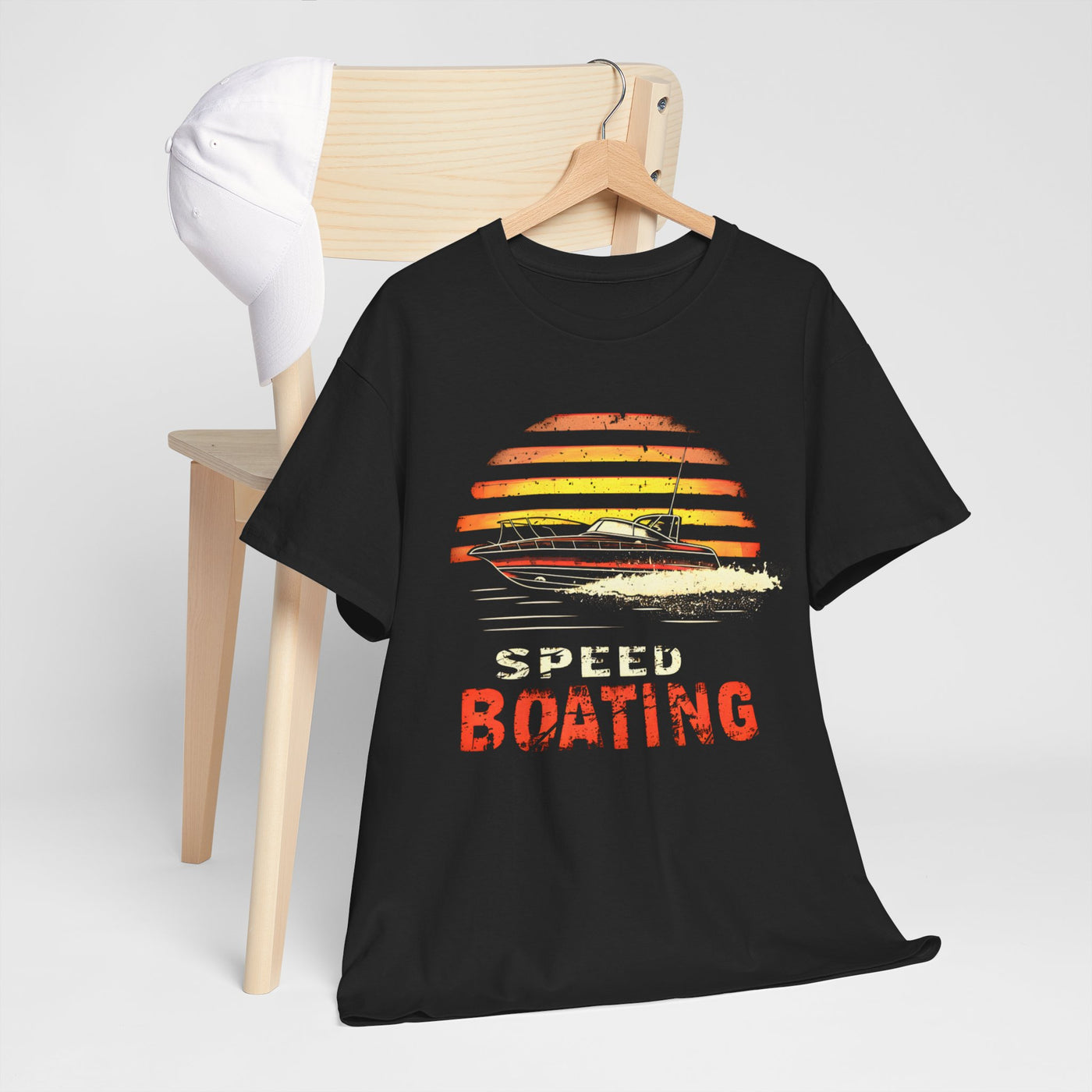 "Speed Boating Nautical T-Shirt - High-Octane Marine Adventure Design"