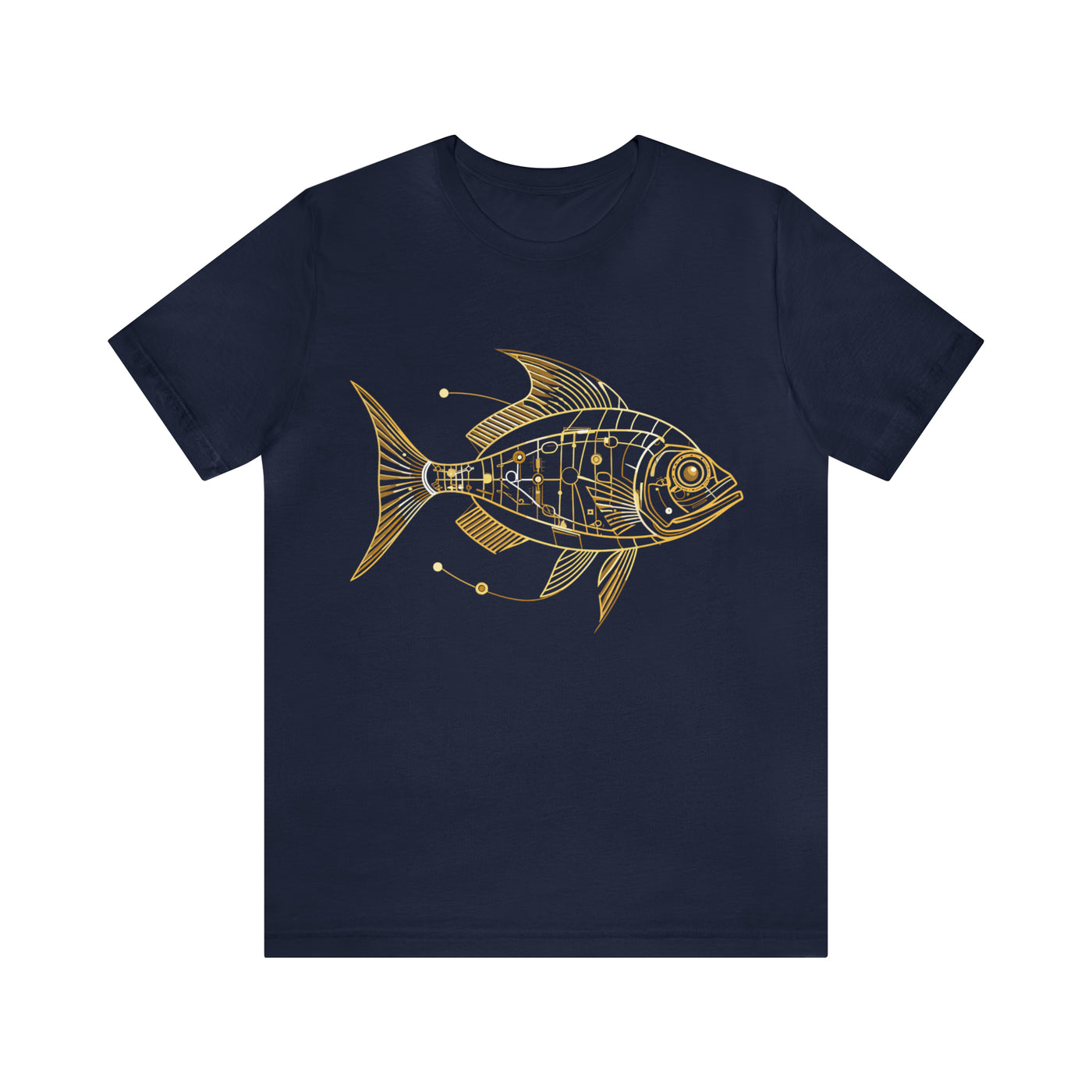 Fishy art collection: Gold fish line art