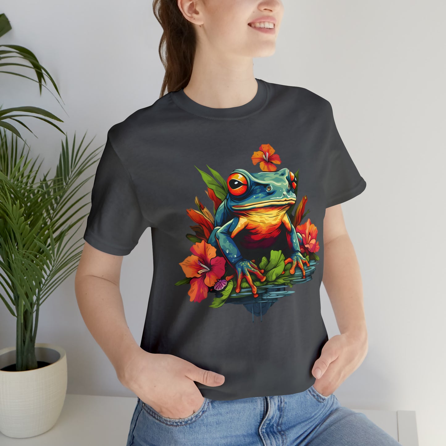 Super frogs collection | Dart frog in flowers