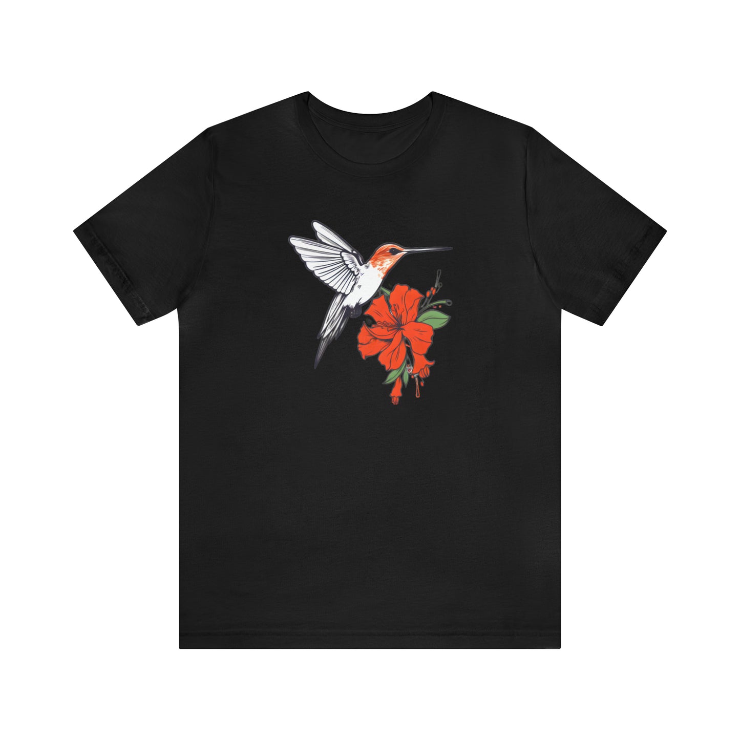 Power of birds collection: Hummingbird and flower