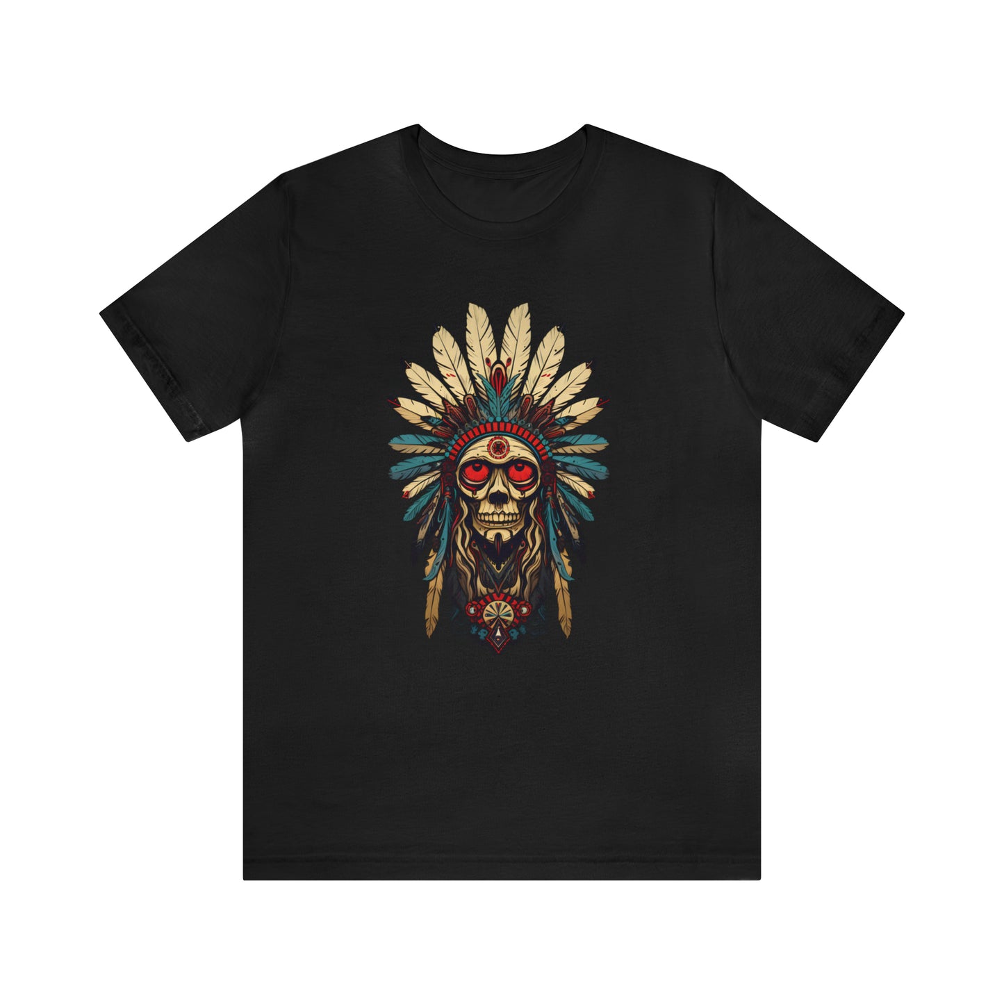 Spirits of Apache collection: Apache skull with feathers