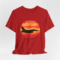 F-16 Fighter Jet Sunset T-shirt design