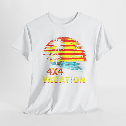 "4x4 Sunset Vacation Adventure T-Shirt – Ride Into the Horizon"