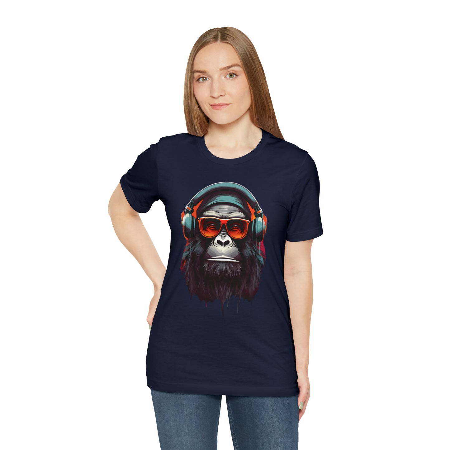 Apes design collection: Funky Gorilla in headphones