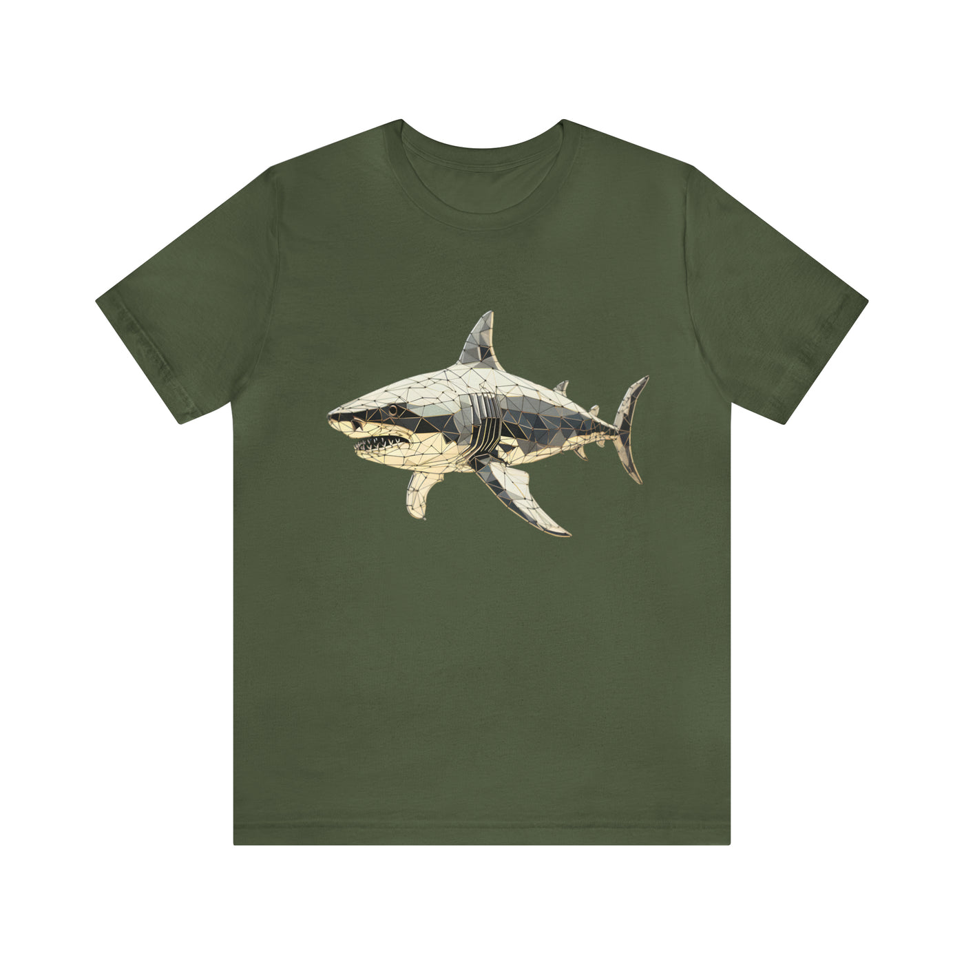 Fishy art collection: Shark triangulation design