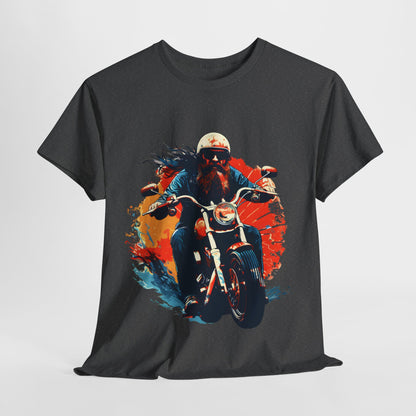 "Old Timer Bearded Biker" T-Shirt