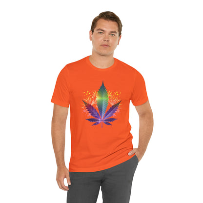 Cannabis art collection: Rainbow cannabis leaf