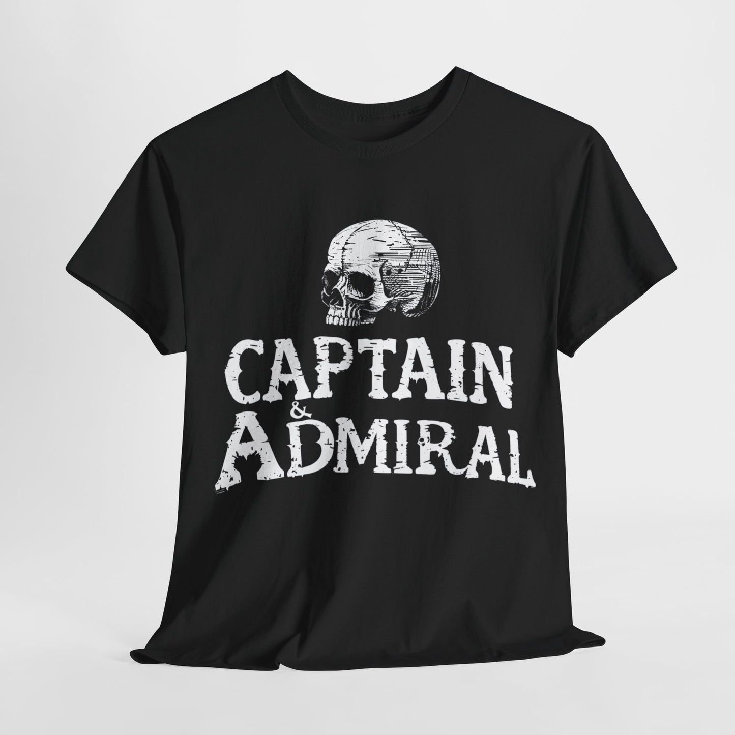 "Captain and Admiral Skull" Maritime T-Shirt