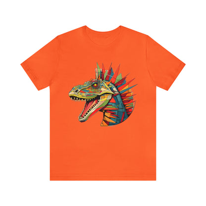 Dinosaurs collection: Colorful t-rex with spikes