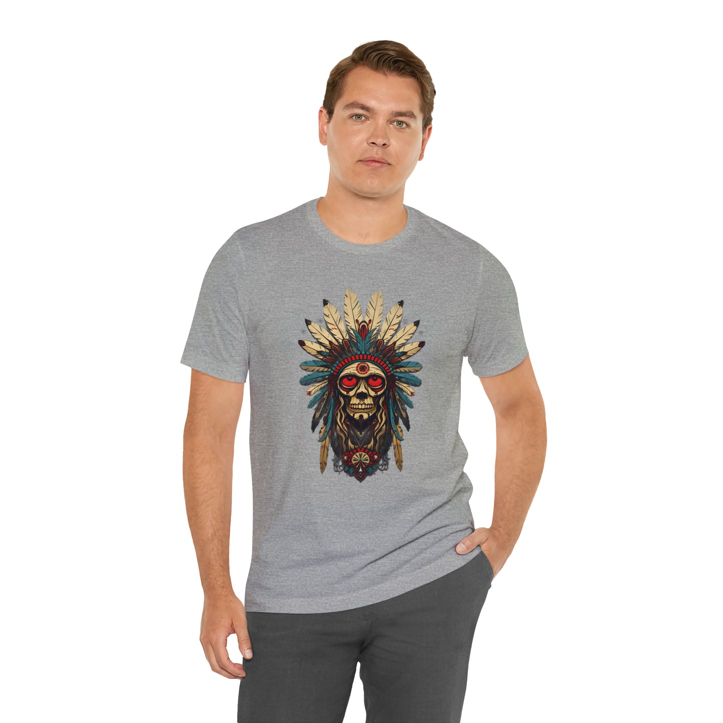 Spirits of Apache collection: Apache skull with feathers