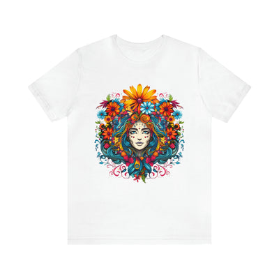 Flower power collection: Girl in Floral Splash Design