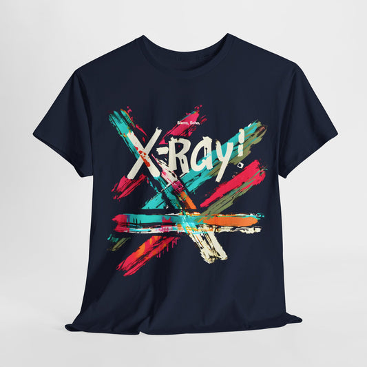 "X-ray Graffiti Radiology" T-Shirt – Bold Street Art for Radiology Enthusiasts