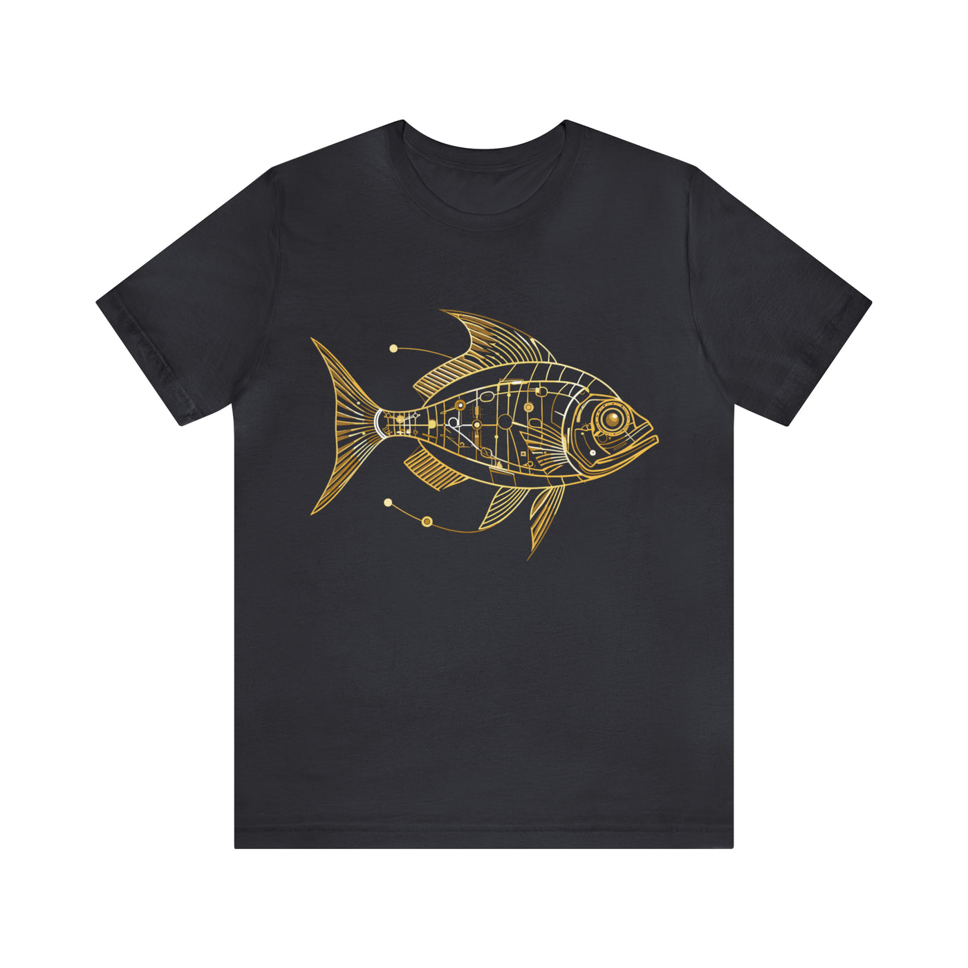 Fishy art collection: Gold fish line art