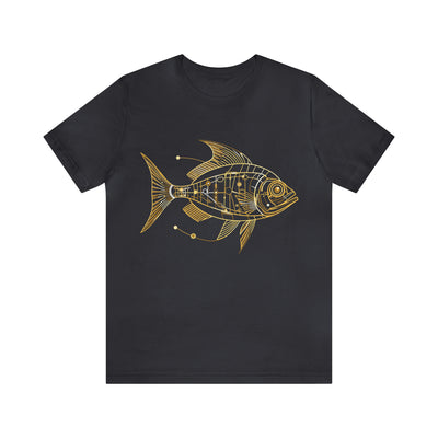 Fishy art collection: Gold fish line art