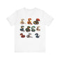 Ten Color Snakes T-shirt Desing