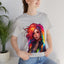 Rainbow Style Hair Avatar Girl T-Shirt