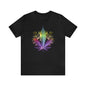 Cannabis art collection: Rainbow cannabis leaf