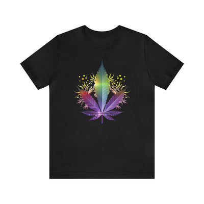 Cannabis art collection: Rainbow cannabis leaf