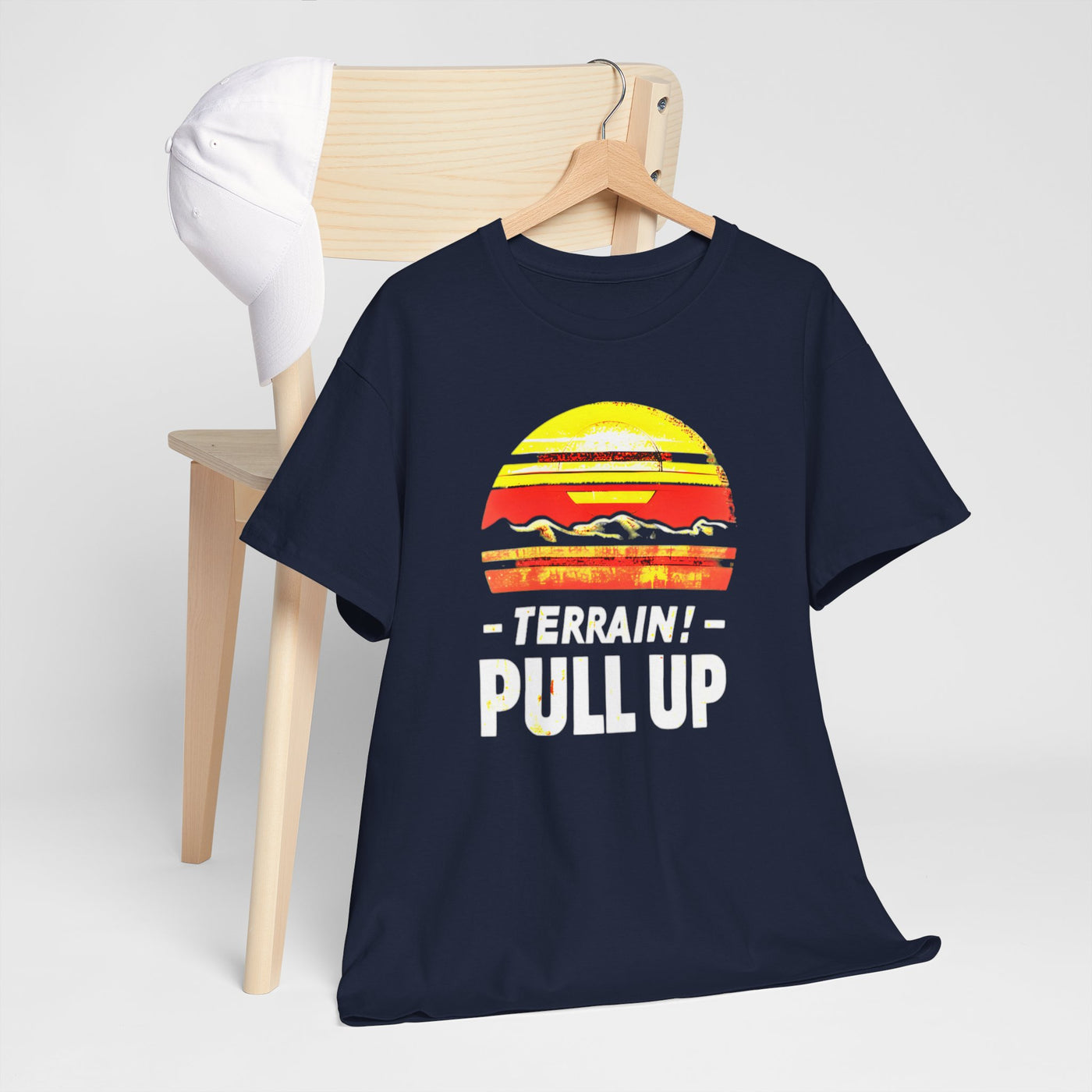 "Terrain! Pull Up Emergency Aviation Callout" Graphic T-shirt