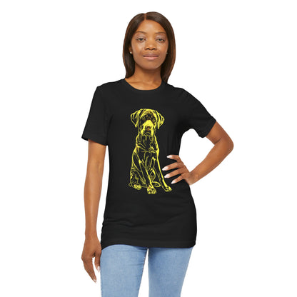 Golden Retriever Dog Line Art T-shirt design