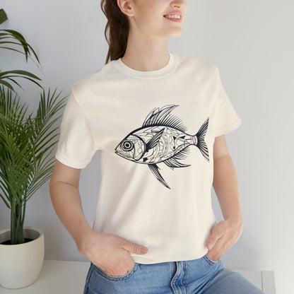 Fishy design collection: Line art fish design