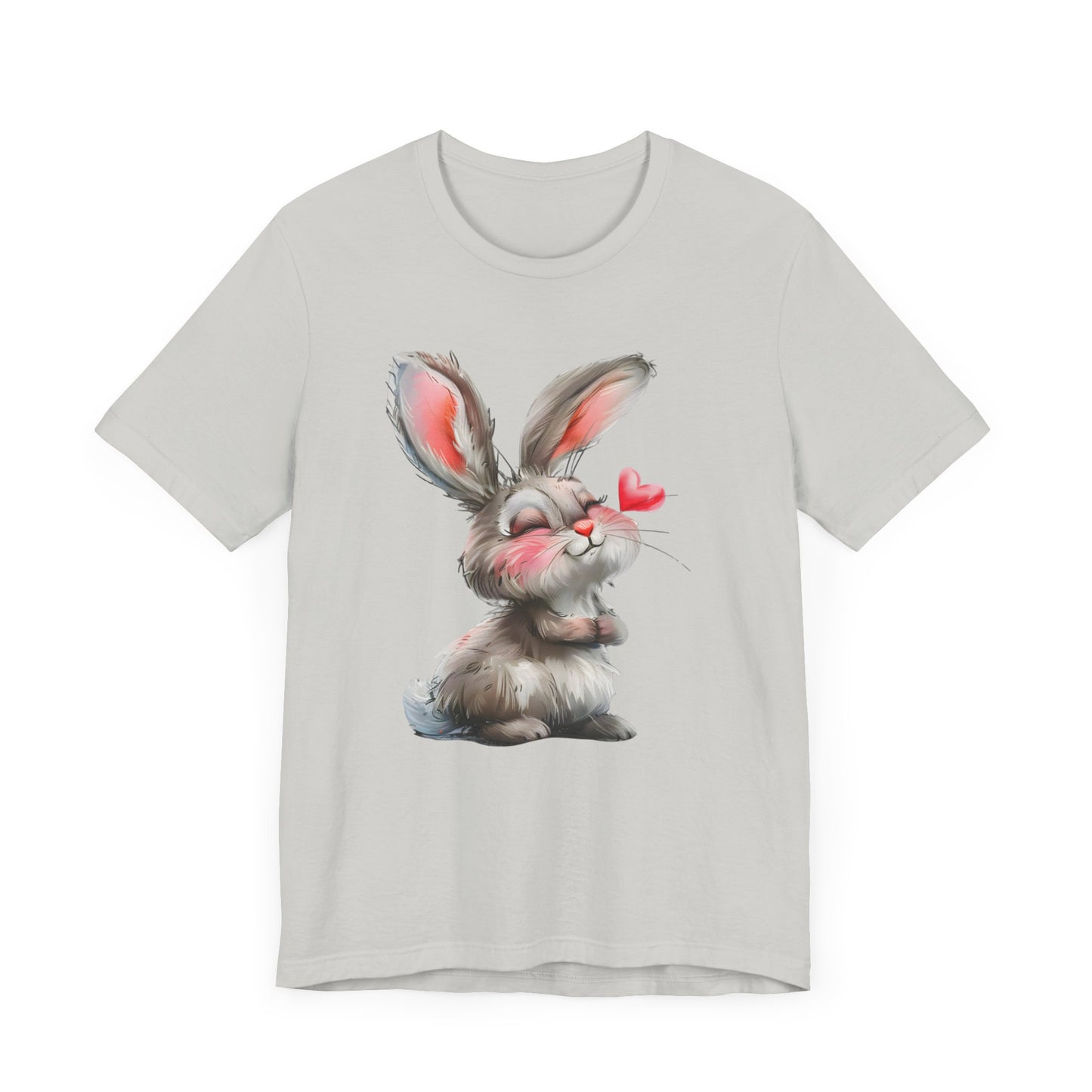 Love Bunny With a Heart T-shirt desing