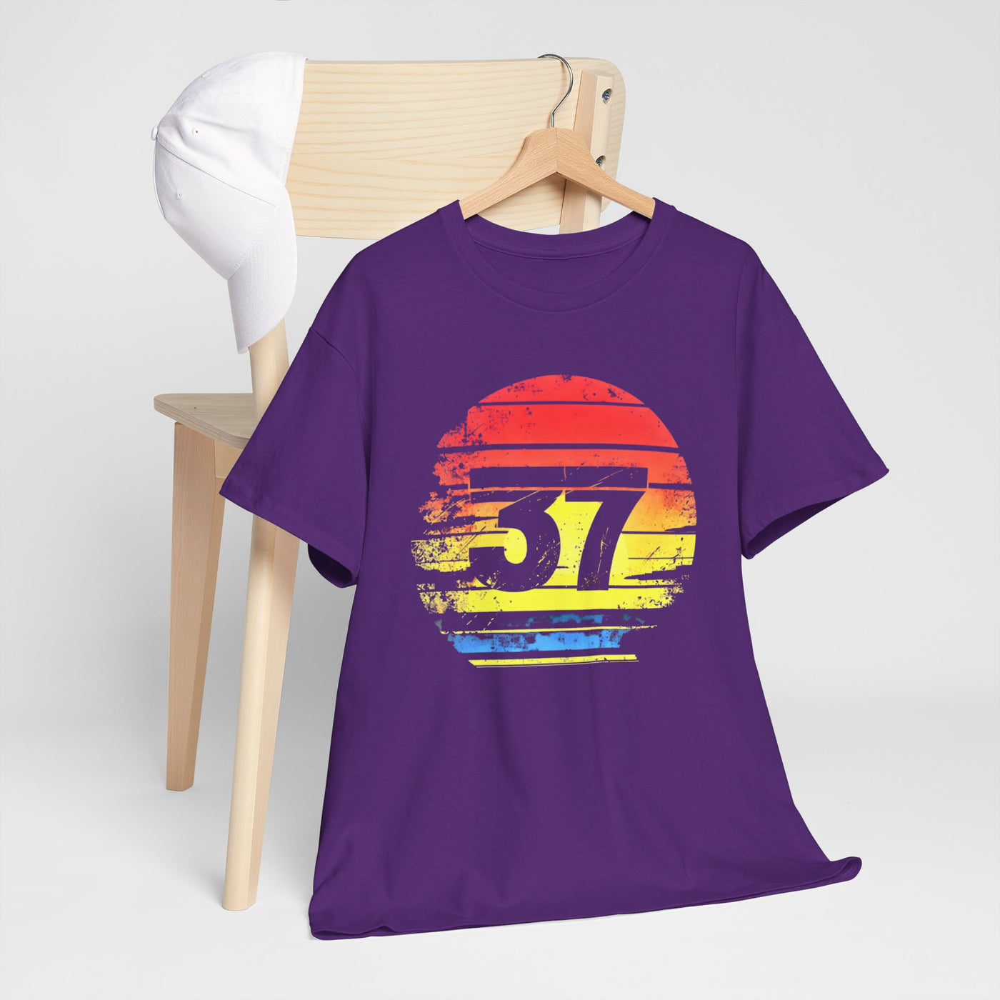 Favorite 37 Number Sunset T-Shirt | Unique Graphic Tee for Fans of Iconic Numbers