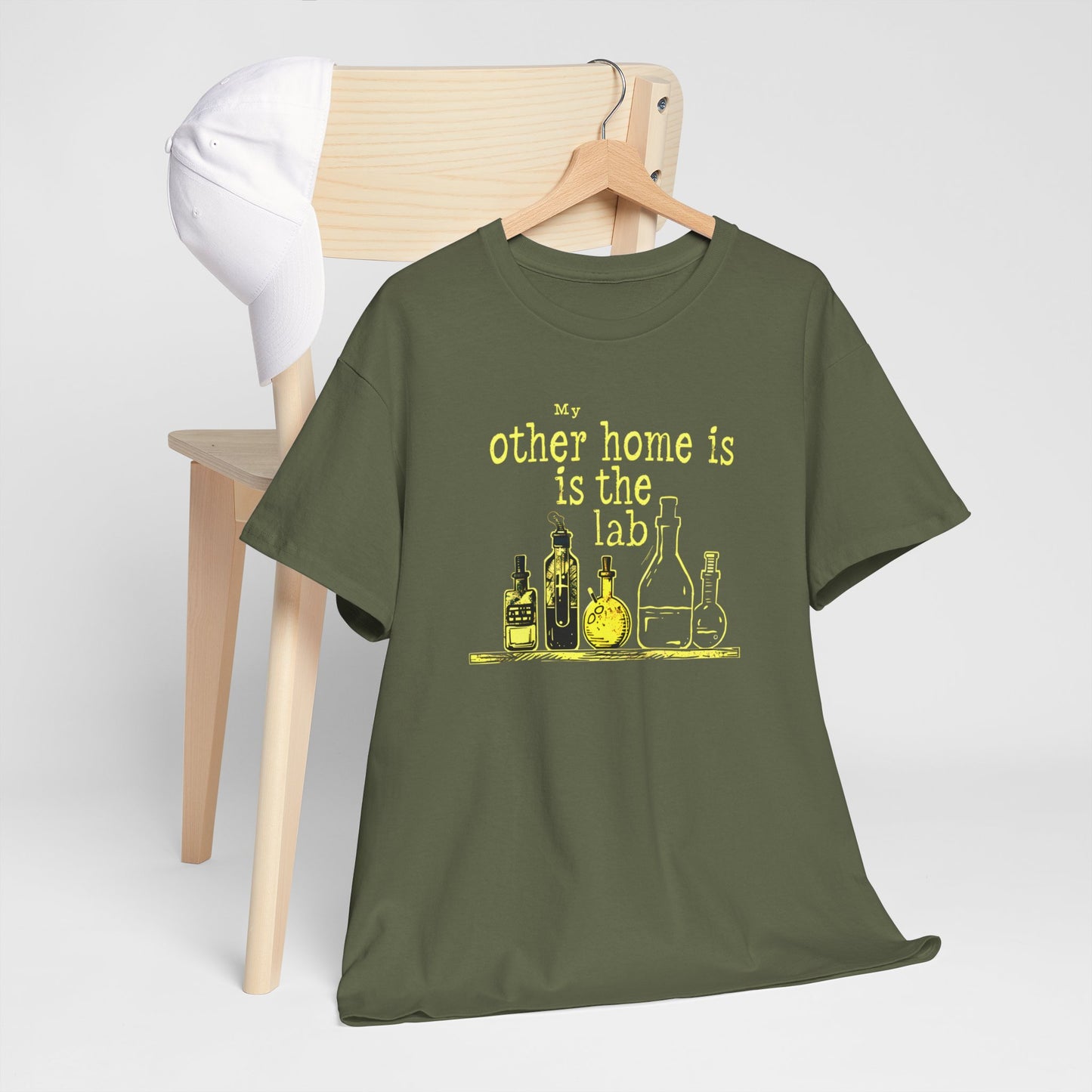 "My Other Home is the Lab! T-Shirt | Science Lover Tee | Funny Lab Apparel"