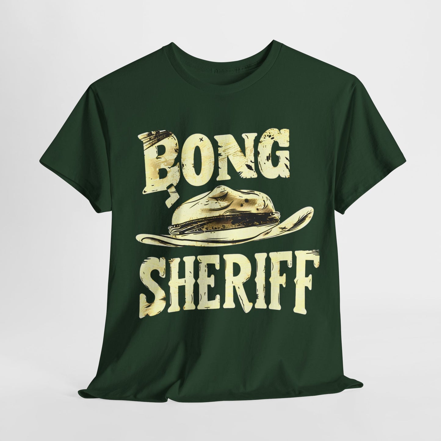 "Bong Sheriff" Adult T-Shirt Design