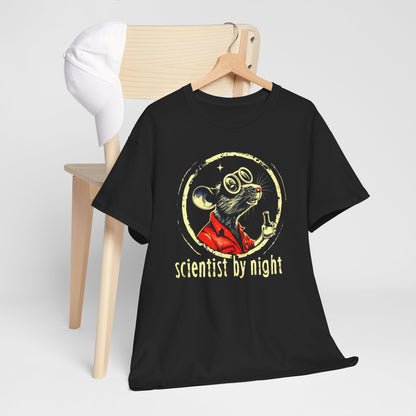 "Lab Mouse Scientist by Night: Laboratory T-Shirt"