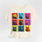 9 Andrew Warhol Style Cats T-shirt design