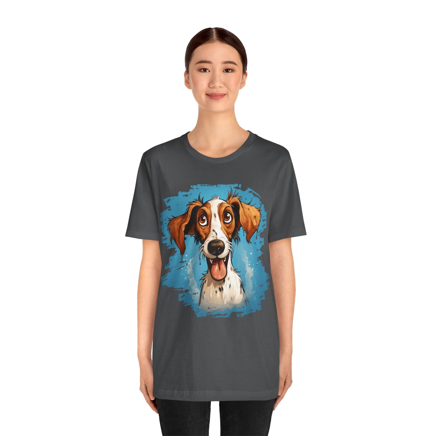 Happy Dog T-shirt Design