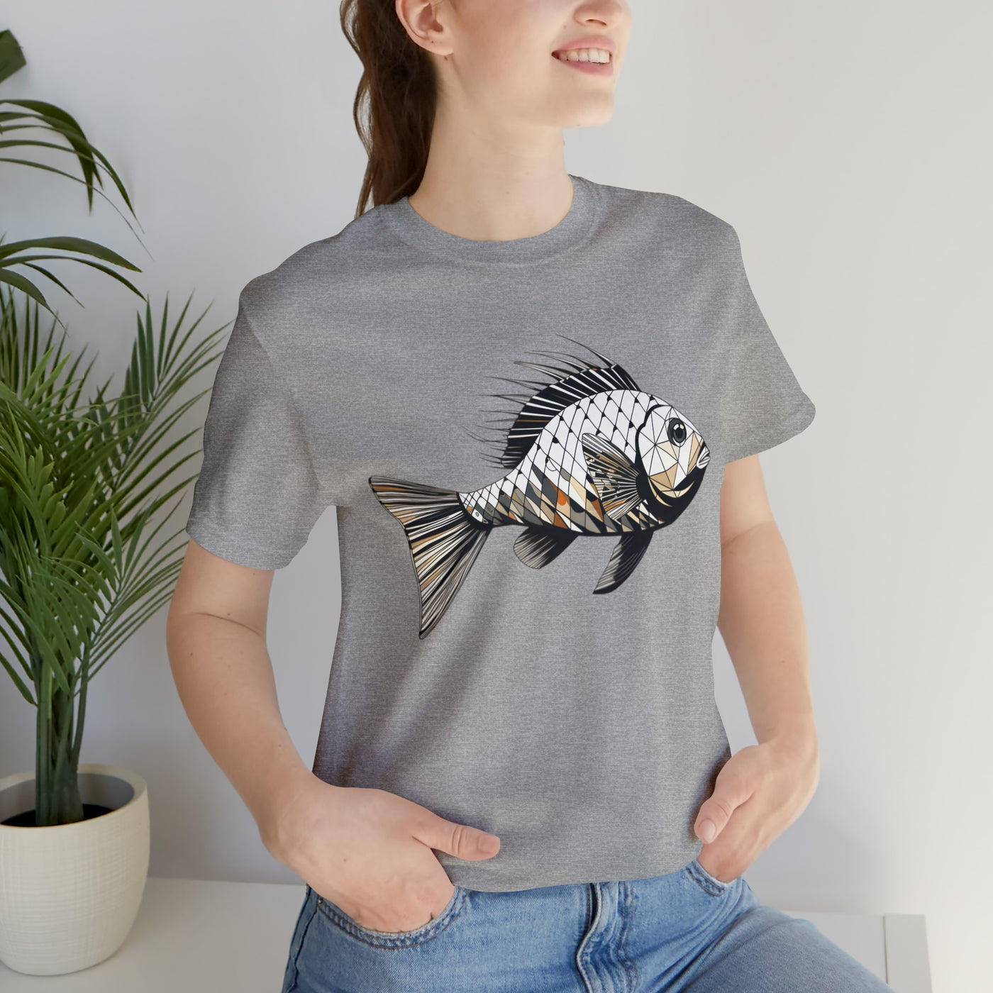 Fishy art design: Tilapia triangulation design