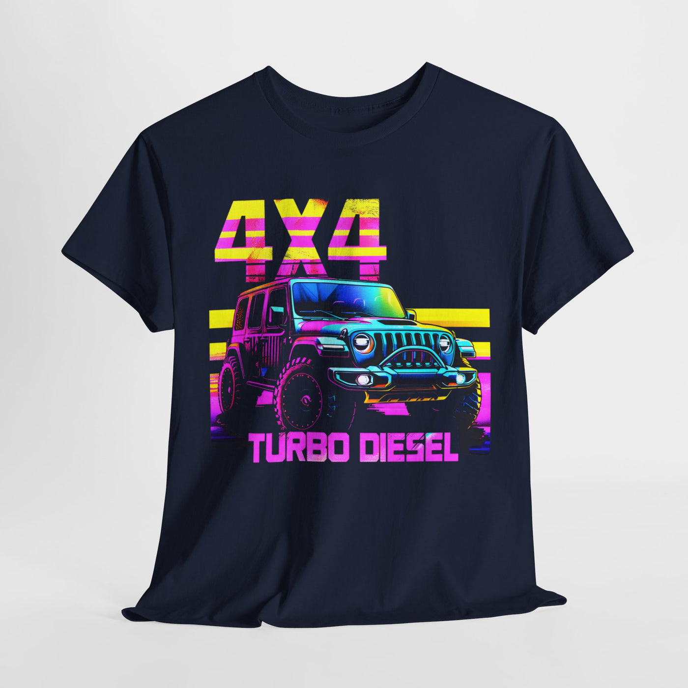 "Purple 4x4 Turbo Diesel Adventure T-Shirt – Power Meets Performance"