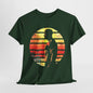 Strong Man Sunset Silhouette T-shirt design