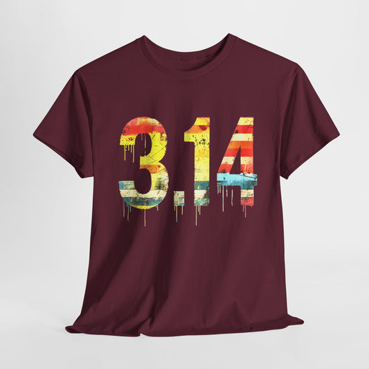 3.14 Pie Number T-shirt – Fun Math & Pi Day Design | Unisex Casual Geek Apparel