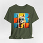 Blonde Girl Warhol Pattern T-shirt design