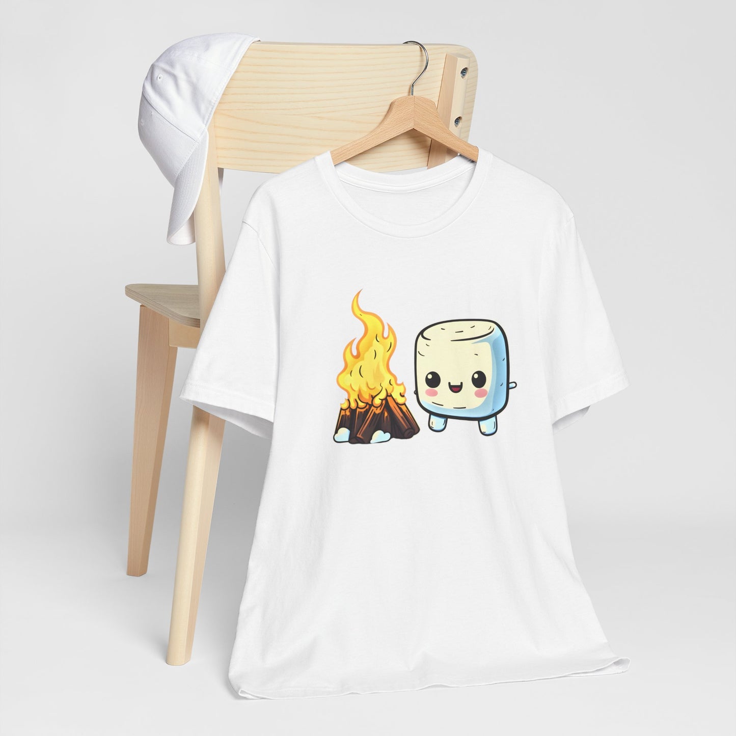 Marshmallow Bonfire T-shirt design