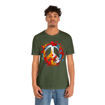 SAY NO TO WAR COLLECTION: PEACE AND LOVE SYMBOL IN COLOR