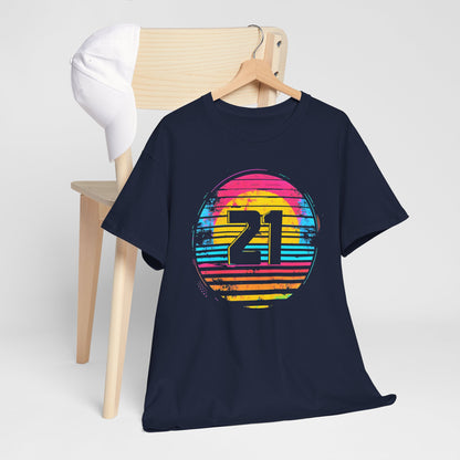 Number "21" T-shirt design