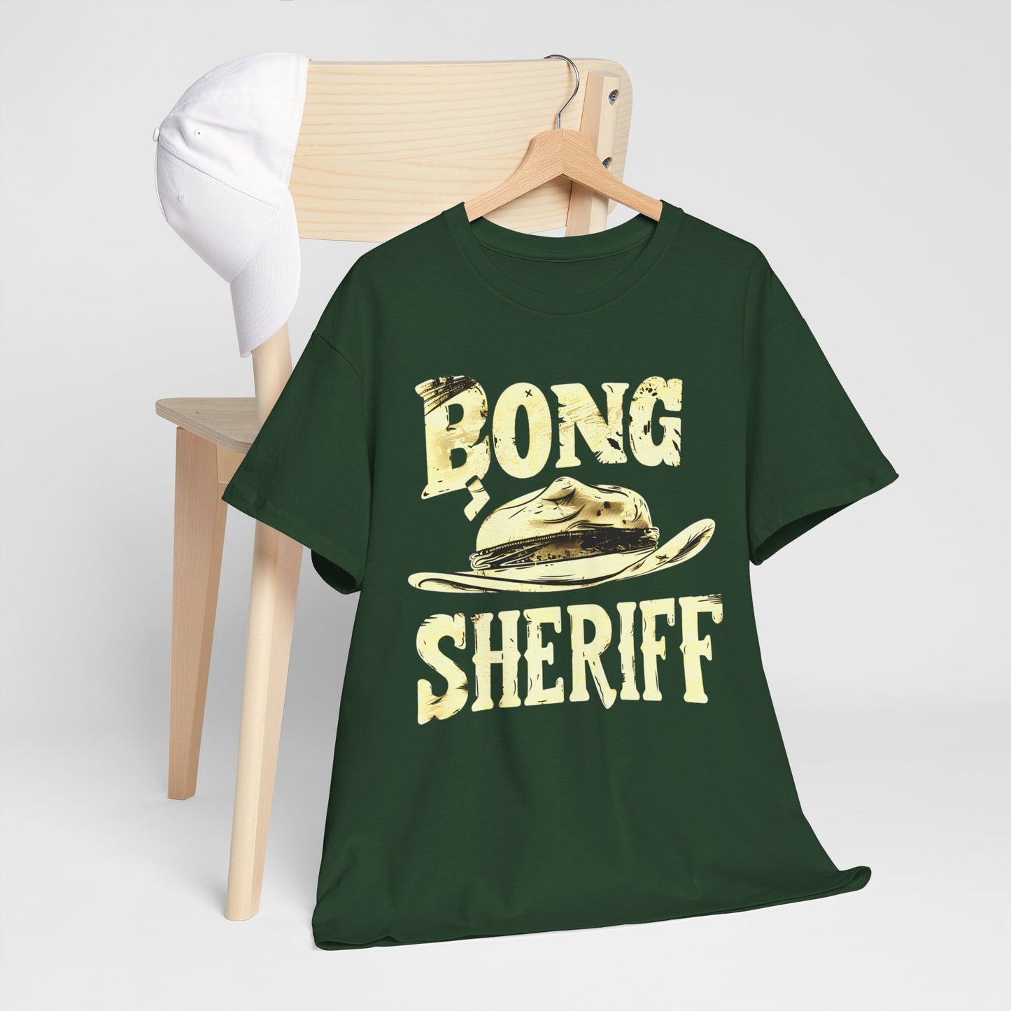 "Bong Sheriff" Adult T-Shirt Design