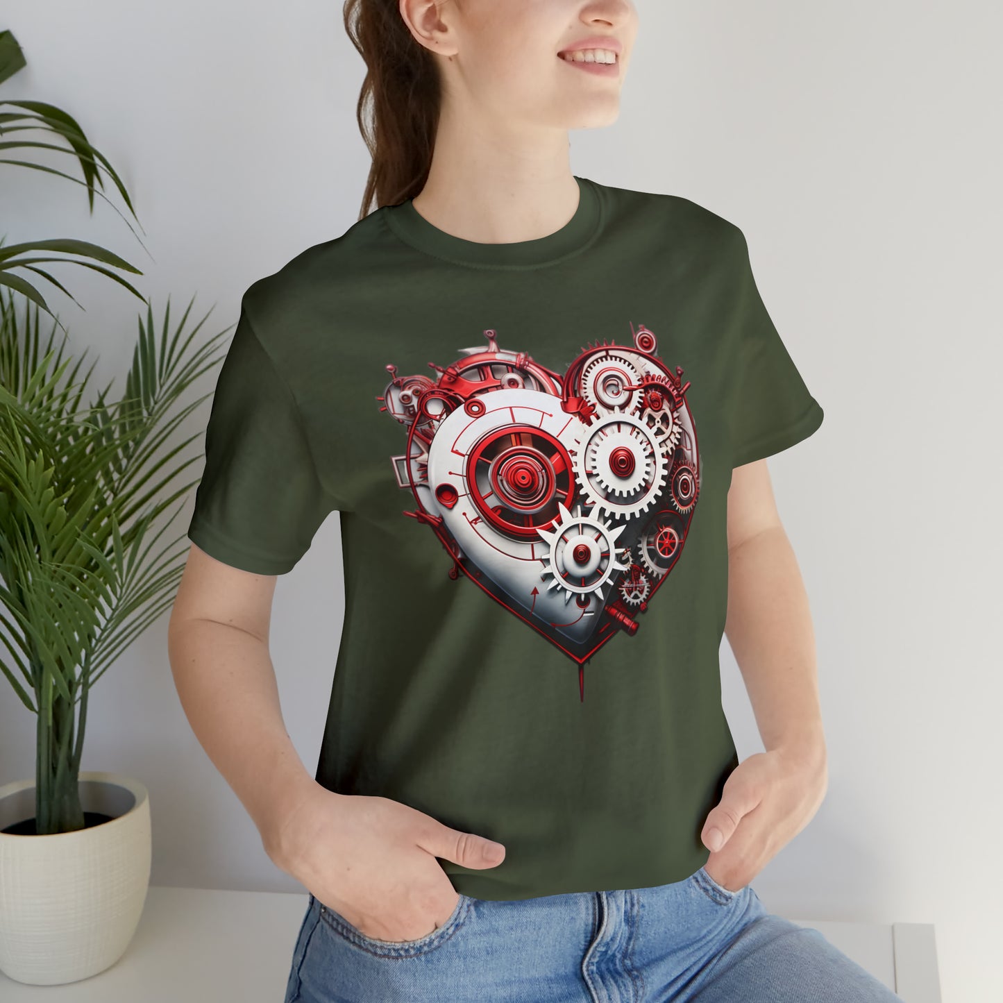 Hearts collection: Mechanical gears heart