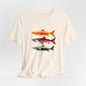 Three Warhol Style Herring Fish T-shirt design