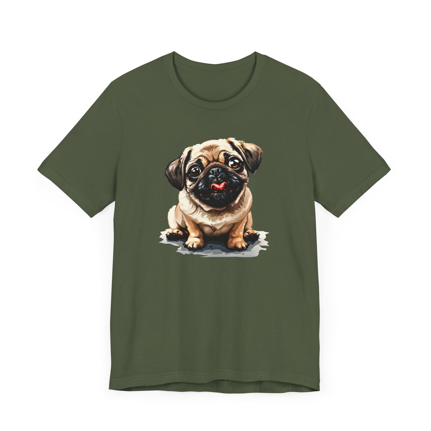 Funny Pug T-shirt design