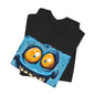 Blue Smiley Funny T-shirt design