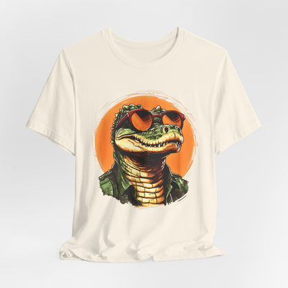 Cool Croc in Sunglasses Animal T-shirt design