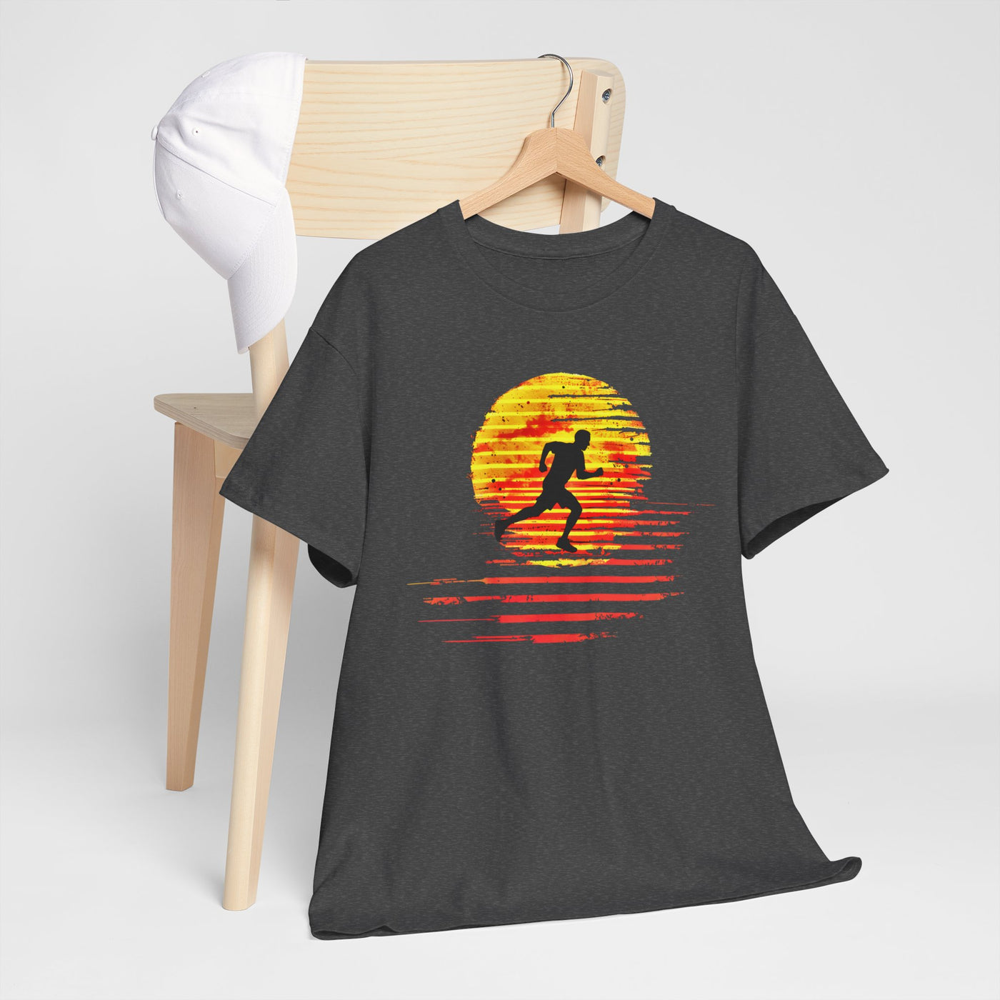 Sunset Running Man T-shirt design